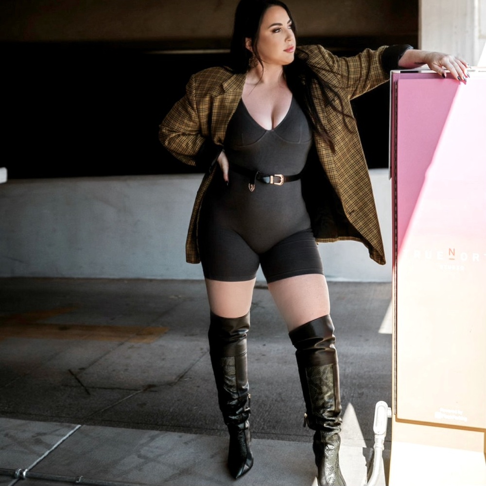 Good American Koko Thigh High Boot